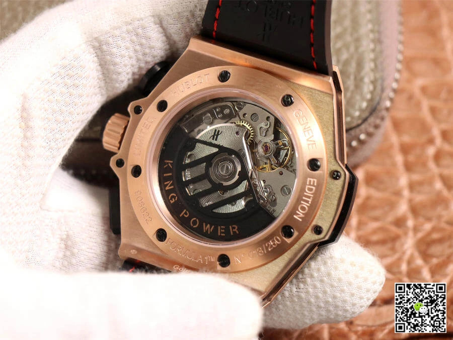 Hublot King Power 703.ZM.1123.NR.FMO10 V6 Factory 1:1 Best Edition Replica Watch Leather Strap
